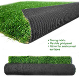 Realistic Deluxe Artificial Grass Synthetic Thick Lawn Turf Carpet (7 FT x 15 FT (105 Square FT)) LITA