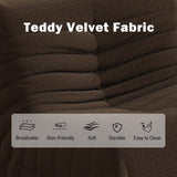 Bean Bag Chair, Memory Foam Bean Bag Sofa Large Bean Bag Chair for Adults, Bean Bag Chairs for Teens with High Density Comfortable Foam, Bean Bag for Living Room, Bedroom (Coffee) YVDNHP