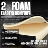 Dowinx Fabric Gaming Chair with Footrest, Big and Tall Gaming Chair for Heavy People, Wide Back Gamer Chair for Adult, Computer Game Chair with Massage for 200lbs, Black Dowinx