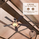 EROMMY 12' x 20' Gazebo Polycarbonate Double Roof Canopy with Aluminum Frame, Outdoor Permanent Metal Pavilion with Netting and Curtains for Garden Patio Lawns EROMMY