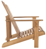 Safavieh PAT7027A Outdoor Collection Topher Teak Adirondack Chair, Natural Safavieh