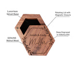 Personalized Wooden Ring Box, Custom Wedding Ring Box, Engagement Ring Box, Custom Ring Holder Generic