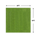 XLX TURF Outdoor Artificial Grass Rug 4FT X 4FT, Green Synthetic Turf Floor Mat for Balcony, Patio, Yard, Pets Dogs Grass Pad XLX TURF