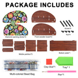 JZHYOAN Flower DIY Diamond Painting Remote Control Holder Double Sided Diamond Art Painting Kit Storage Box Storage Containers for TV AC Remotes Makeup Brushes Desk Supplies Table JZHYOAN