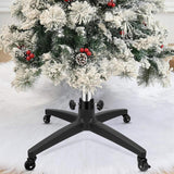 Rolling Christmas Tree Stand Universal Rolling Christmas Tree Stand with Wheels, Rolling Christmas Tree Holder Base for Artificial Trees up to 9 ft, Heavy Artificial Xmas Tree Stand Base with Casters Hammrit