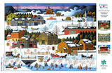 Buffalo Games - Charles Wysocki - Hickory Haven Canal - 1000 Piece Jigsaw Puzzle for Adults -Challenging Puzzle Perfect for Game Nights - Finished Size is 26.75 x 19.75 Buffalo Games