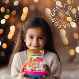 Light-Up Unicorn Terrarium Kit for Kids: LED Night Light Up & Remote Birthday Gifts for Girl Ages 4 5 6 7 8-12 Year Old Unicorn Toys for Girls Age 4-6 - Arts and Crafts Meijoy