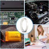 4 Pieces 108 ft Heat Resistant Tape for Sublimation Clear Heat Press Dispenser Tape Shrink Transfer High Resistant Temperature Tape Thermal Tape for Electronics Printing Circuit Board Vinyl (20 mm) Zonon