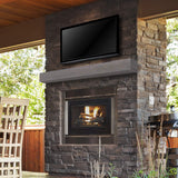 Pearl Mantels NC-60 LITRIVER Zachary Non-Combustible Natural Wood Look Shelf, 60", Little River Finish Pearl Mantels