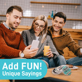 Funny Coasters - House Warming Gifts New Home - Housewarming Gifts for Women, Men, Couple, New Homeowner - Farmhouse Bar Coasters for Drinks with Holder - First Apartment Essentials Ultimate Hostess