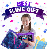 Original Stationery Galaxy Slime Kit & Maker Set with Glow in The Dark Stickers - Dark Powder for Glitter & Cosmic Slime, Fun Kit for Girls 8-12 Original Stationery