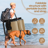 Yaheetech Zero Gravity Recliners Outdoor Adjustable Folding Reclining Lounge Chairs w/Pillows, Cup Holder Trays and Carry Strap for Patio Backyard Beach Beige Set of 2 Yaheetech