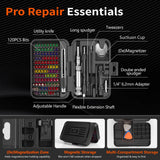 XOOL 132 in 1 Precision Screwdriver Set with Magnetic Driver Kit Professional Electronics Repair Tool Kit for Computer, PC, Mac-Book, Laptop, Tablet, iPhone, Xbox, Game Console XOOL