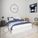 Qingzhou Box Spring for Queen Bed Bases, 9 Inch High Metal Queen Box Spring Only, Heavy Duty Mattress Foundation with Fabric Cover, Easy Assembly, Quiet Noise Free, Non Slip, Black Qingzhou