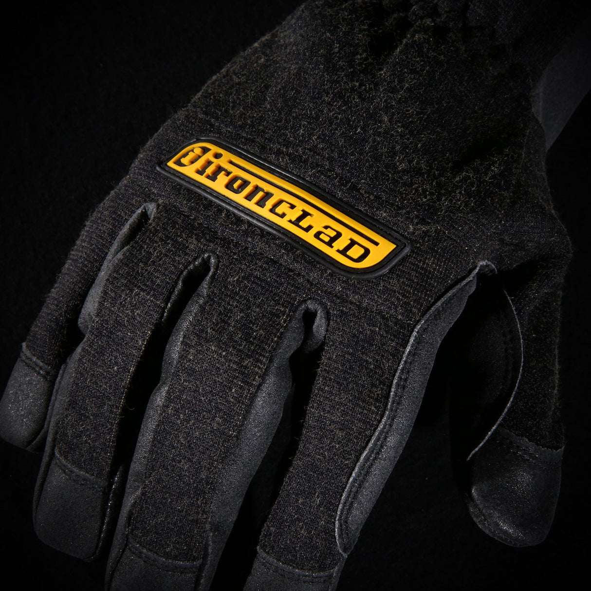 Ironclad HEATWORX REINFORCED; Heat and Cut Resistant Gloves, Palm Heat Protection Rated up to 450°F, (1 Pair), Black Ironclad