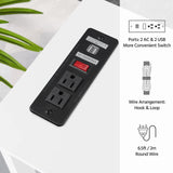 Yaheetech Console Table with Power Outlets, 40 Inches Entryway Table with Charging Station, Wood Sofa Table with Storage Shelves, Side Table, for Hallway, Bedroom, Living Room, Foyer, White Yaheetech