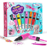 Kids Nail Polish Set for Girls, Nail Art Kit for Ages 7-12 - Girl Gifts - Nail Polish Non Toxic Girl Stuff for Spa Makeup Manicures - Birthday Gift Toys for Girls 7 8 9 10-12 Years Old Combaybe