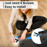 Dinghosen 43 Inch TV Stand for Samsung TV Legs, for UN43NU6900F UN43NU6950FXZA 43" Class 4K (2160p) Ultra HD Smart LED TV, for Samsung TV Stand Legs, with Screws, Black Dinghosen