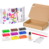 Staedtler 8023 10 FIMO Soft Oven-Hardening Polymer Modelling Clay - Starter Kit, Assorted Colours (Pack of 9 x 25g Half Blocks & Accessories) STAEDTLER