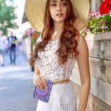 Boao 10 Pieces Small Coin Purse for Women Bulk Boho Change Purse Mini Pouches Wallet Coin Bag with Zipper for Women Girls (, 4.52 x 3.74 Inch) Boao