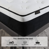 CHEVNI Queen Mattress, 12 Inch Euro Top Queen Size Mattress in a Box,Memory Foam Hybrid Mattress with Individually Pocket Springs,Medium Firm,Strong Edge Support,CertiPUR-US CHEVNI