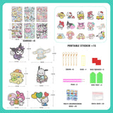 FFPTBNYX 27 Pcs Diamond Art Kits for Beginners, Cute DIY Diamond Arts Mosaic Kits & Stickers & Keychains.Arts and Crafts for Beginners, Gem Art As Ideal Gifts FFPTBNYX