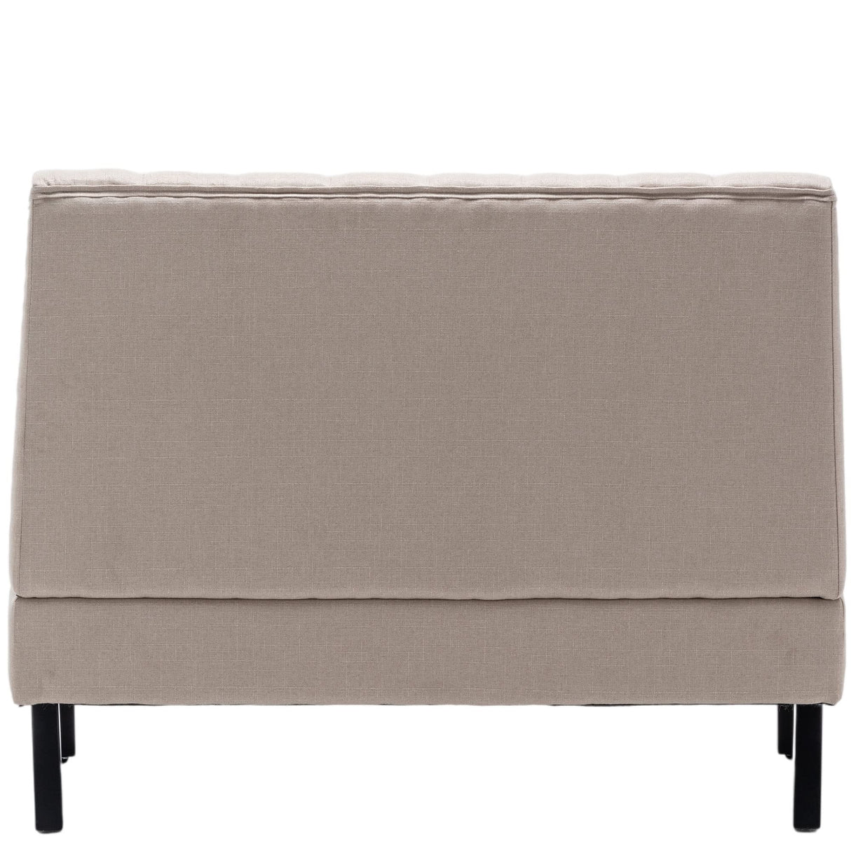 Andeworld Modern Loveseat Settee Button Tufted Sofa Couch Upholstered Banquette Dining Bench High Back Living Room Funiture,Khaki Andeworld