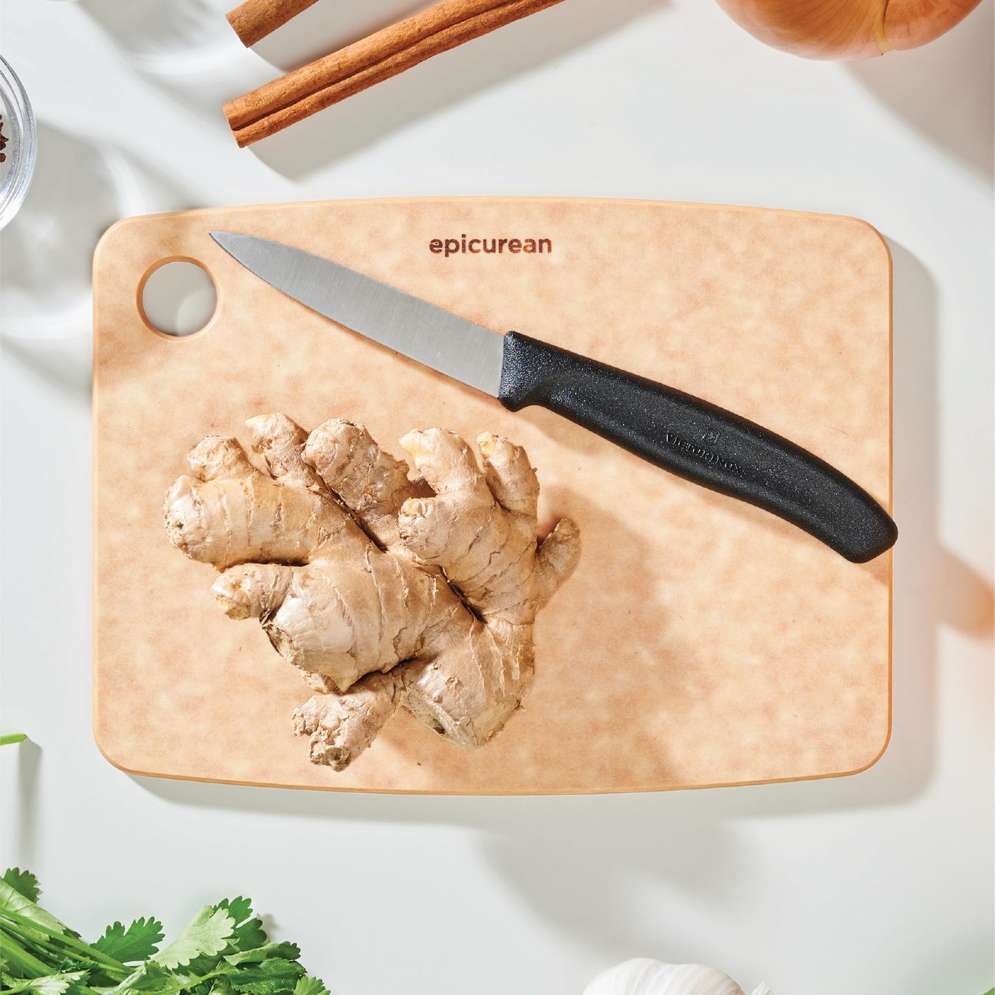 Epicurean Kitchen Series Cutting Board, 8-Inch × 6-Inch, Natural