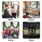 Green Garland Christmas Decorations,50Ft Xams Greenery Tinsel Stems Non-Lit Soft Twist Garland Decor for Tree Stairs Railing Front Door Mantle Fireplace Indoor Outdoor Holiday Home Hongsome