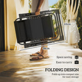 Outsunny Zero Gravity Chairs Set of 2, Reclining Folding Zero Gravity Lounge Chair, Outdoor Lounge Chairs with Removable Cushion, Headrest, and Cup Phone Holder Tray for Patio, Beach, Gray Outsunny