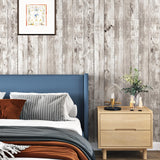 WESTICK Shiplap Peel and Stick Wallpaper for Walls Wood Contact Paper for Countertops Waterproof Wood Grain Contact Paper for Cabinets Kitchen Table Self Adheive Vinyl Wallpaper Roll 17.71x118 in WESTICK