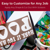 Cut-to-Size Bumper Sticker Magnetizer 2 Pack: Turn Any Decal Into a Strong Magnet. Durable & Weatherproof Magnetic Strip Protects Paint & Allows for Easy Swaps. Flexible 4x12 Sheet Guaranteed to Stick CarSignia