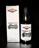Black Liquid Candle Dye Concentrated (1 oz Bottle with Dropper) Soy Candle, Paraffin Wax, Gel Wax, Natural Wax Blends, for Candles, Wax Melts, Snap Bars Virginia Candle Supply