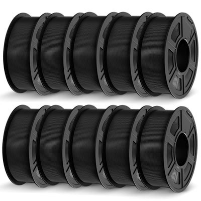 JAYO PETG Filament 1.75mm Bundle 11KG, Strong Toughness PETG 3D Printer Filament, Dimensional Accuracy +/- 0.02 mm, Fits for Most FDM 3D Printers (Black)