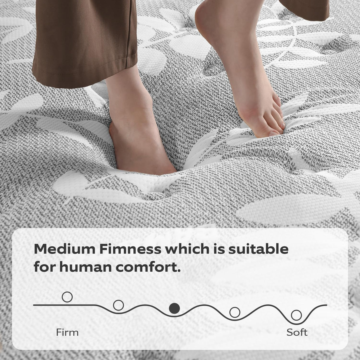 Nedersal Queen Mattress,10 Inch Hybrid Mattress with Gel Memory Foam, Individually Pocket Innerspring Top Mattresses,5 Coils Strong Edge Support, Used for Motion Isolation,100 Night Trial. Nedersal