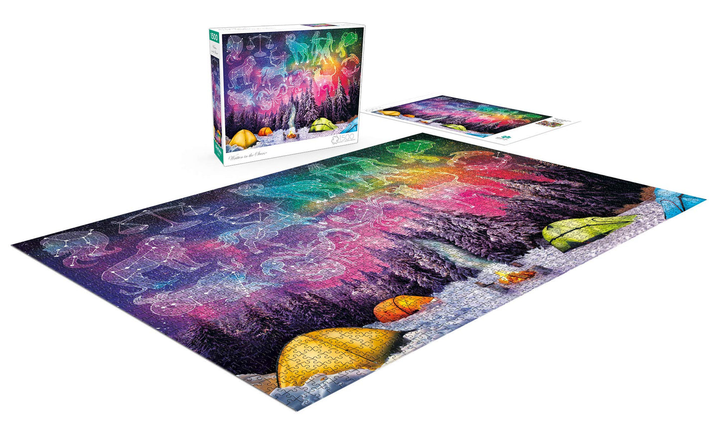 Buffalo Games - Written in The Stars - 1500 Piece Jigsaw Puzzle for Adults Challenging Puzzle Perfect for Game Nights - Finished Size is 38.50 x 26.50