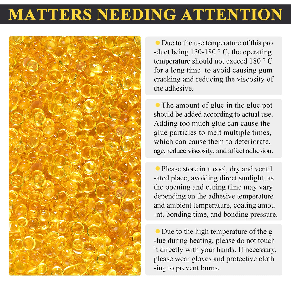 YUCHENGTECH Hot Melt Edgebander Glue Hot Melt Glue Pellets Adhesive for Edge Banding Machine (11 Lb) YUCHENGTECH