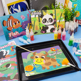 SIEOLL Animal Sand Art Kits for Kids,Crafts for Boys Girls Ages 4-8,DIY Learning Toys,Birthday Party Ideal Gifts SIEOLL