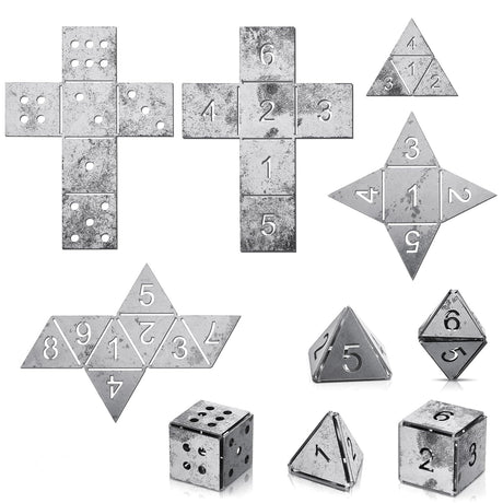 Therwen 5 Pieces Welding Practice Kit Steel 16 Gauge Dice Welding Coupons DIY Welding Equipment Mild Triangle Plate for Beginners TIG MIG Gas Arc Stick Welding Training Accessories Tools, 5 Styles Therwen