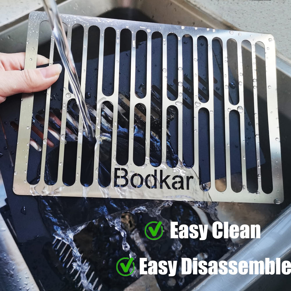 Bodkar Charcoal Grill, Small BBQ Grill Portable Lightweight smoker Grill, Barbecue Grill desk Tabletop Outdoor Grill for Camping Picnics Garden Beach Party 6"*4.6"*4.9" bodkar