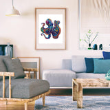 Qiuenisray Wooden Puzzles for Adults,Octopus Wooden Jigsaw Puzzles 200pcs,11.2x11.2in,Medium,Unique Shape Adult Puzzles,Irregular Wood Puzzles Creative Gift for Adults and Kids Family Game Qiuenisray