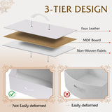 WLIVE White Dresser for Bedroom, 6 Drawer Double Dresser, Fabric Storage Tower with Fabric Bins, Chest of Drawers for Closet, Living Room, Hallway WLIVE