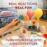 Playz Extreme Chemistry Set – 52 Unique Experiments, Science Kits for Kids Age 8-12, Lab Gear, Volcano Project, Learning Tools, Fair Activity, Discovery Gift, STEM Toys for Boys and Girls Playz