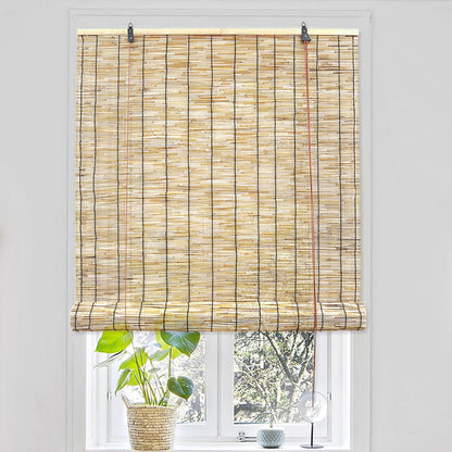 ORNDSDM Bamboo Blinds, Bamboo Shades, Bamboo Blinds for Outdoor Patio, Bamboo Shades for Patio, Custom Size, Outdoor Bamboo Shades for Restaurants, Resorts, Terraces, Balconies, Outdoor Leisure Places
