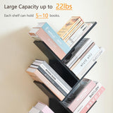 Tajsoon 9-Tier Black Tree Bookshelf with Drawer – Modern Home Storage Solution Tajsoon