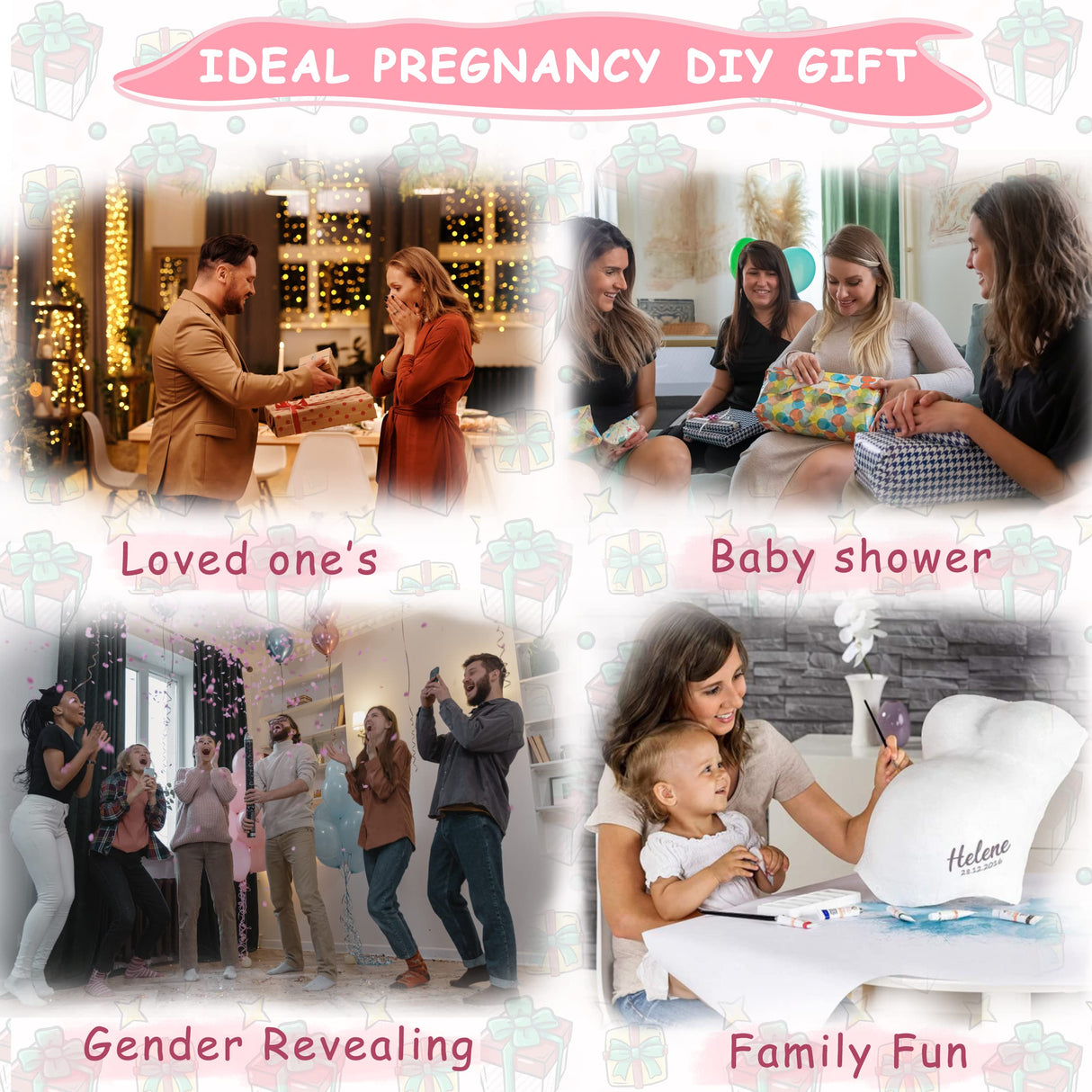 Crawl Story Belly Cast Kit Pregnancy-Baby Casting kit | With 5-Plaster Cloth Roll, Hanging Hardware & Decorative items| Perfect Baby Shower & Pregnancy Gifts|Pregnancy Belly casting kit baby bump cast Crawl Story