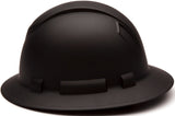 Pyramex Safety Ridgeline Full Brim Hard Hat, 4-Point Ratchet Suspension, Matte Black Graphite Pattern Pyramex Safety