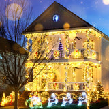 suddus 200 Led Christmas Lights Outdoor Waterproof, 66ft Fairy Lights Plug in Connectable, Warm White Christmas Lights Indoor for Xmas Tree Holiday Party Porch Decor suddus
