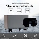 Sanoolir 3-Drawer Mobile File Cabinets Rolling ，Vertical Metal Filing Cabinet for Legal & Letter File Anti-tilt Design with Lock Under Desk Office Drawers Fully Assembled (Grey) Sanoolir