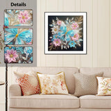 Aestalrcus Butterfly Diamond Painting Kits for Adults, Butterfly Flowers Special Shape Diamond Art Kits for Adults, DIY Gem Art Crystal Rhinestones for Gift Home Wall Decor 12x12 Inch Aestalrcus